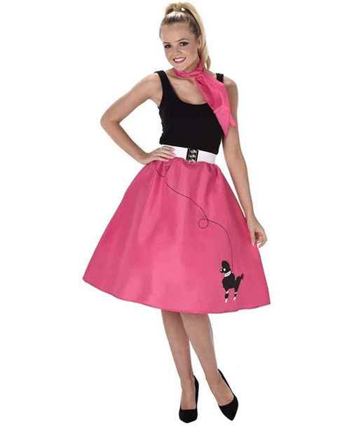 50s Poodle Skirt and Necktie Set | 1950s | Costume Pieces