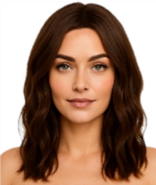 Beach Waves Middle Part Wig Brown | Bohemian | Wigs and Hairpieces