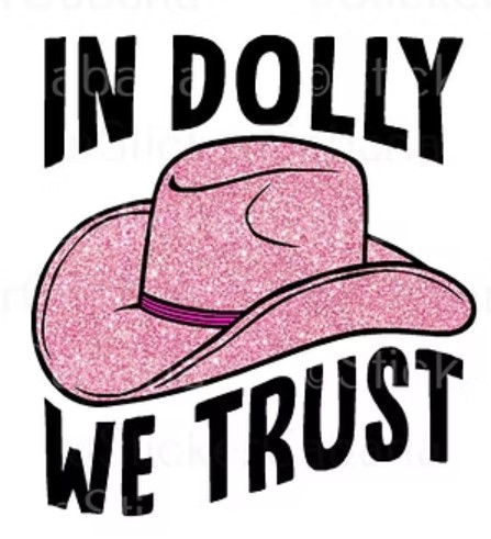 In Dolly We Trust | Stickers | Novelty