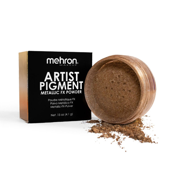 Artist Pigment Metallic FX Powder Bronze | Mehron | Professional Makeup