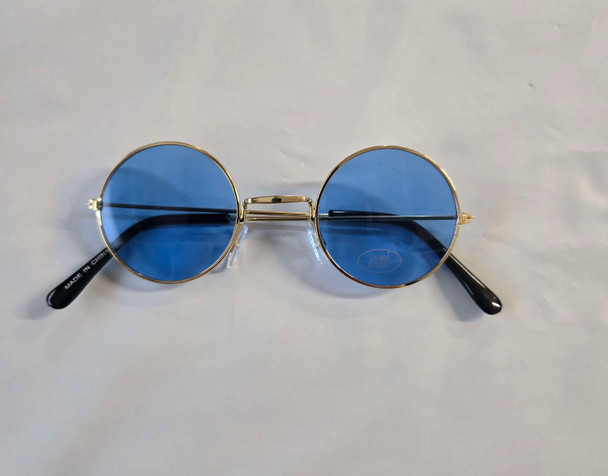 Lennon Round Blue Lens Glasses | Glasses and Sunglasses