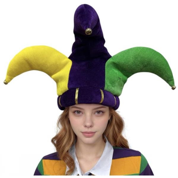 Mardi Gras Plush Jester Hat | Hats and Headpieces