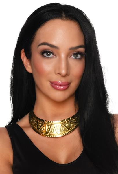 Gold Metal Egyptian Necklace | Costume Accessories and Kits
