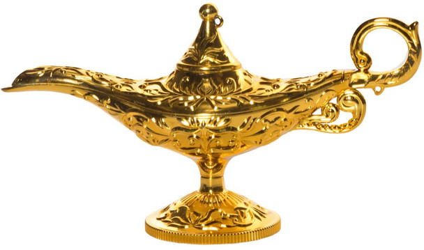 Gold Metallic Genie Lamp | Costume Accessories and Kits