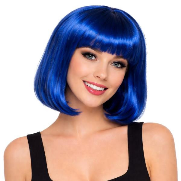 Short Rounded Bob Wig Royal Blue | Wigs & Hairpiecess