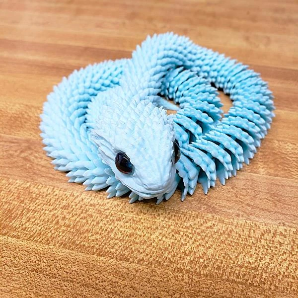 45cm Light Blue Snake | Novelty Decor and Toys