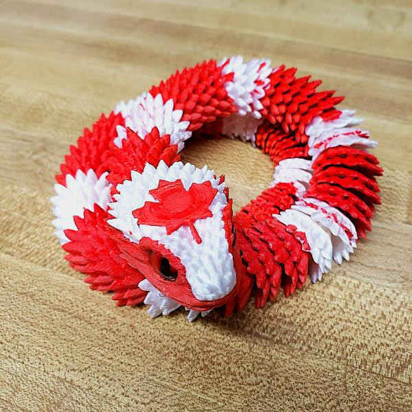 45cm Canadian Snake | Novelty Decor and Toys