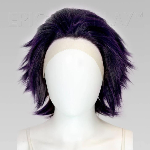 Keto Lacefront (Layered) Purple Black Fusion | Heat Styleable Anime Wig | Epic Cosplay Wigs