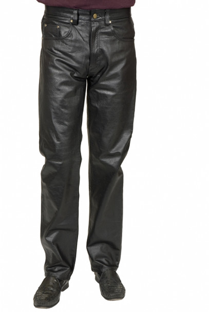 80s Black Pleather Costume Pants