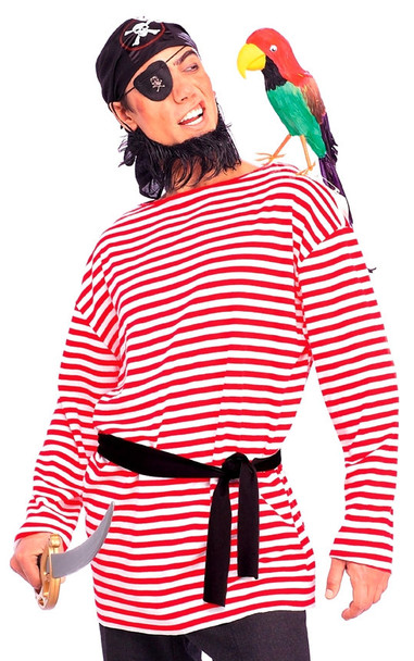 Red and White Pirate Shirt