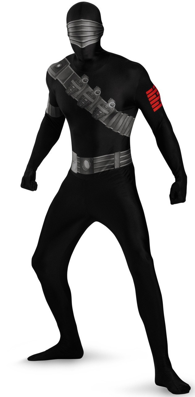 Snake Eyes G.I. Joe Skin Suit Costume The Costume Shoppe