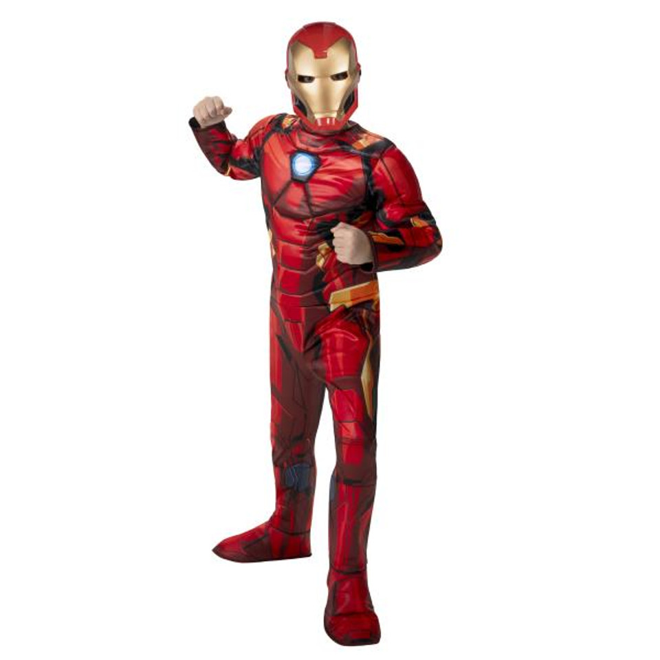 Marvel Iron Man Muscle Chest Costume - The Costume Shoppe