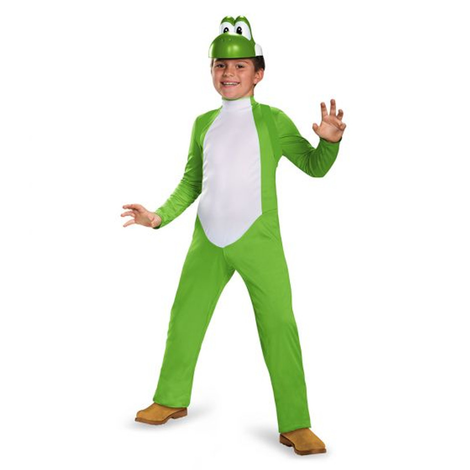 Mario Riding Yoshi Inflatable Children's Costume - The Costume Shoppe