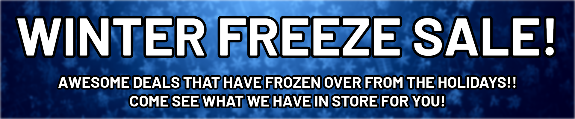 Previous Holiday Deals Frozen Over!!