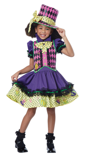 Deluxe Mad Hatter-Ess Girl's Costume - The Costume Shoppe