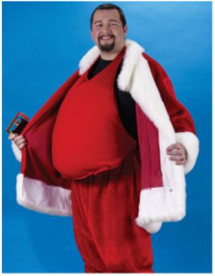  HOTOP Fake Padded Belly Santa Claus Belly Fake Padded Pregnancy  Belly Cosplay Belly for Halloween Cosplay Dress Party Christmas(Red) :  Clothing, Shoes & Jewelry