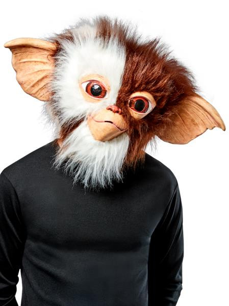 Gremlins Stripe Latex Full Overhead Mask with Hair for Adults