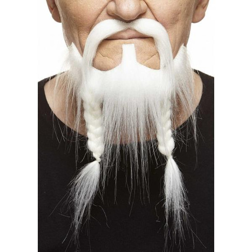 White Pirate Mustache and Beard | Theatrical Facial Hair | Makeup - The ...