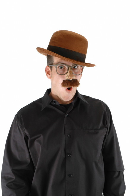 Brown Bowler Hat - The Costume Shoppe