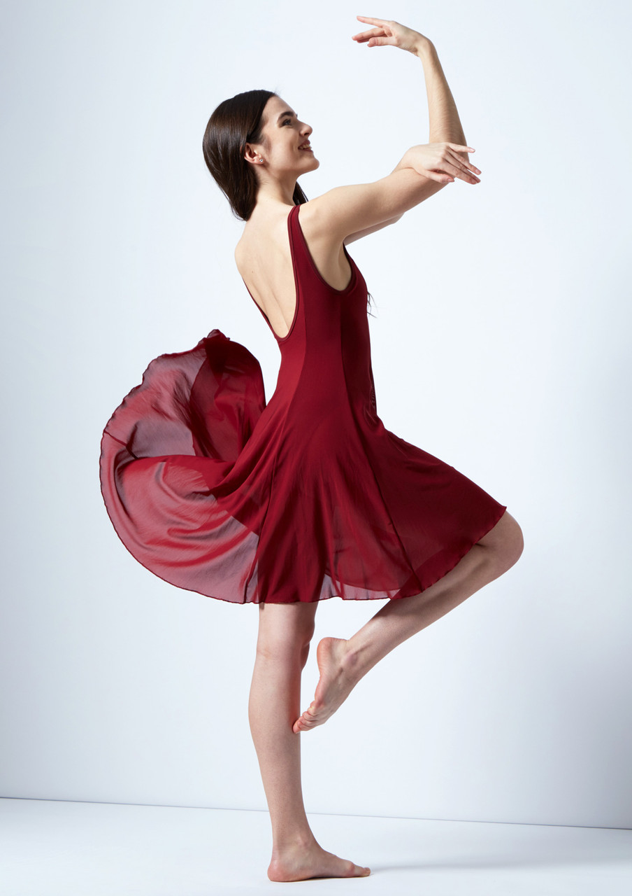 robe danse rouge