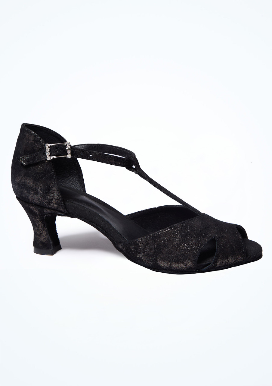 Chaussures Femme New York Transit Noires Talon Compensé 2,5" - Taille 9M, Style Rétro à Strass, Neuves Sans Boîte