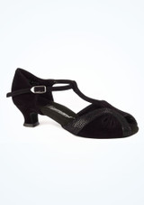 Chaussures de danse latine et salon Diamant Mareike - 4cm Noir Principal [Noir]