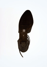 Chaussures danse de salon brillantes Diamant - 5cm Noir [Noir]