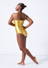Justaucorps de danse métallique Alegra Cleo Noir Avant [Noir]