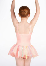 Robe Tutu pour filles Mirella Ruban Rose Arrière [Rose]