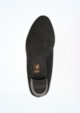 Chaussures de caractère en toile Freed RAD - Talon Cubain - 4cm Noir Semelle [Noir]
