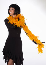 Boa en plumes Jaune Principal [Jaune]