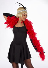 Boa en plumes Rouge Principal [Rouge]