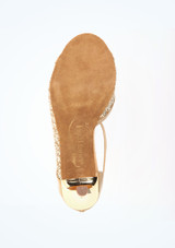 Chaussures de Danse salsa et tango PortDance Orchid - 7cm Or [Or]