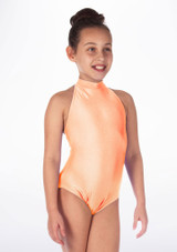 Justaucorps de danse brillant pour filles Alegra Nola Orange Principal [Orange]