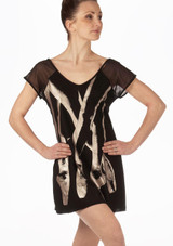 Robe de danse pointes en maille So Danca Noir [Noir]