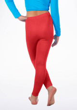 Legging brillants pour filles Alegra Rouge Arrière [Rouge]