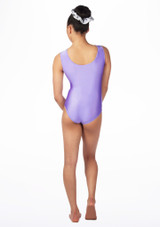 Justaucorps de gymnastique sans manches pour filles Alegra Starlight Violet Arrière [Violet]