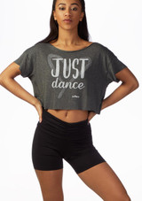 Haut court Just Dance So Danca Noir Avant [Noir]