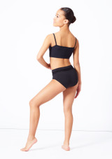 Culotte de danse motif diamant pour filles Bloch Noir Back [Noir]