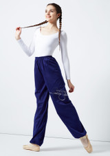 Pantalon d'échauffement retenant la chaleur Grishko Bleue Avant [Bleue]