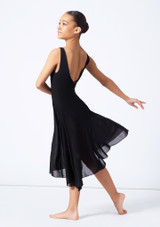 Robe contemporaine à encolure dégagée pour ados Move Dance Cordelia Noir Arrière [Noir]