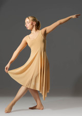 Robe contemporaine Ã  encolure dÃ©gagÃ©e Move Dance Cressida Nu Front 2 [Fauve]