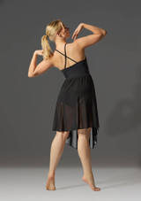 Robe contemporaine croisÃ©e dans le dos Move Dance Ariel Noir Back 3 [Noir]