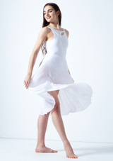Robe contemporaine ajourée Thalassa Move Dance Blanc Avant [Blanc]