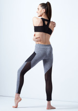 Legging à empiècements pour ados Capezio Gris Arrière [Gris]