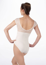 Justaucorps de dance dentelle rembourré So Danca Blanc 2 [Blanc]