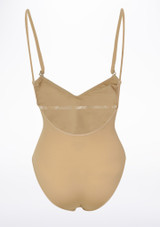 Bloch Kinder Tanz-Unterzieh-Body Scorpio Tan Rückseite [Tan]