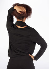 Haut de danse cardigan drapé Dincwear Noir [Noir]