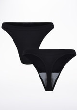 Strings sans couture Move Dance Luisa - lot de 2 Noir Avant [Noir]