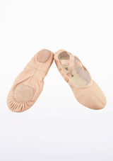 Demi Pointes Extensible en Cuir So Danca - bi-semelle Rose 2 [Rose]